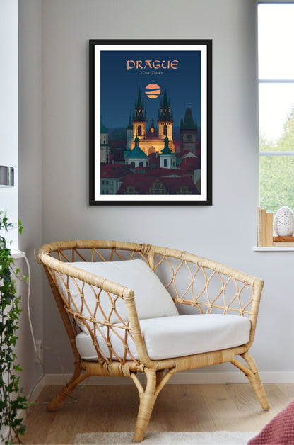 Plakát Týnský chrám