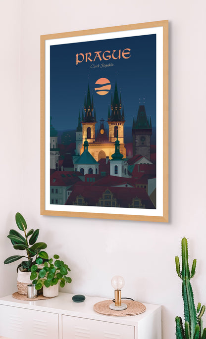 Plakát Týnský chrám