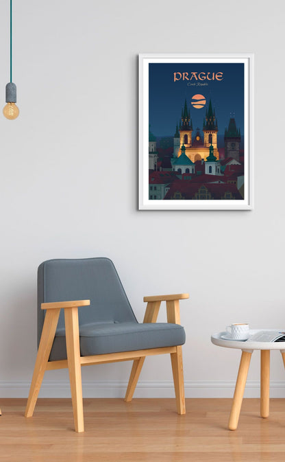Plakát Týnský chrám