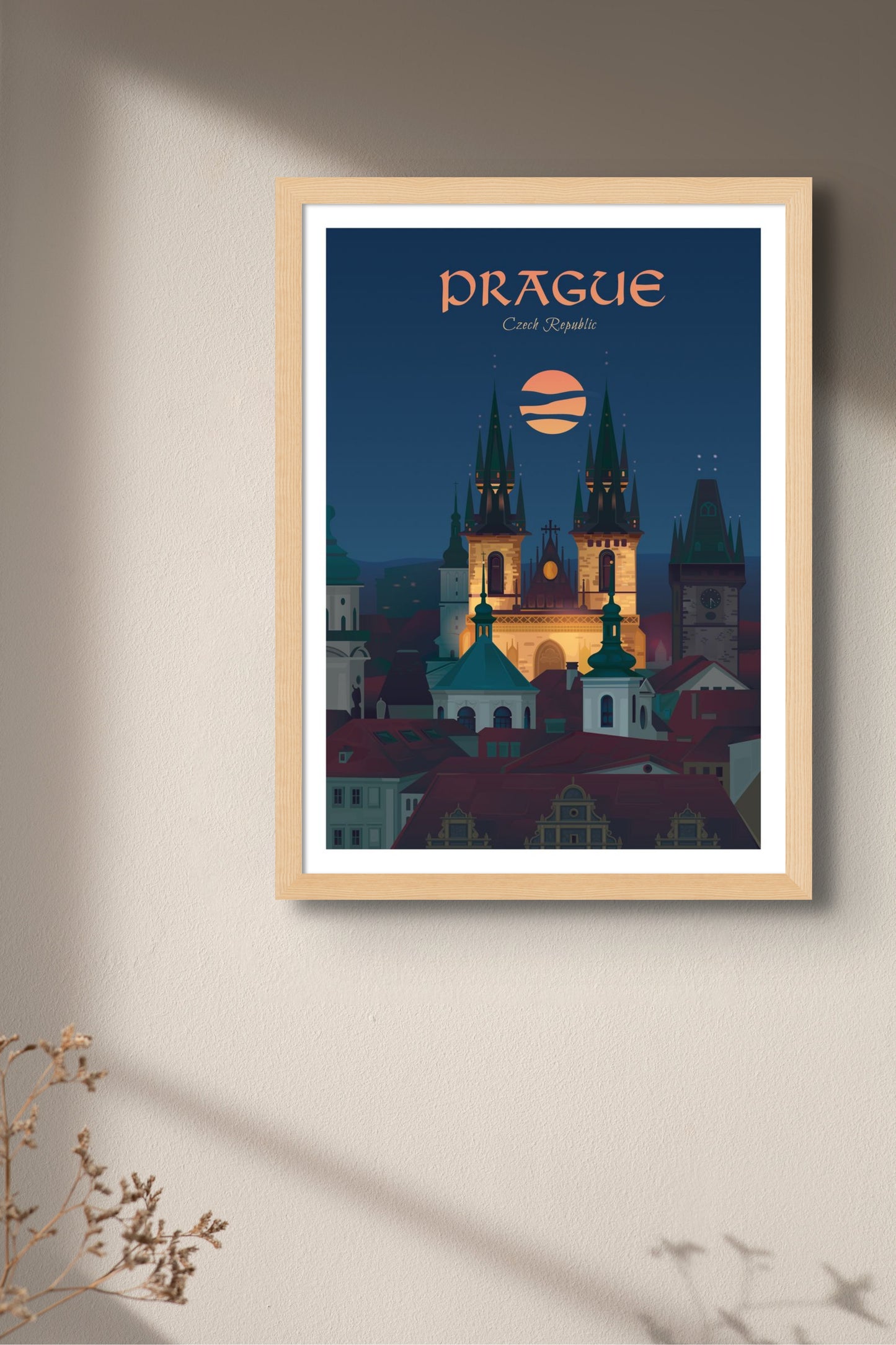 Plakát Týnský chrám