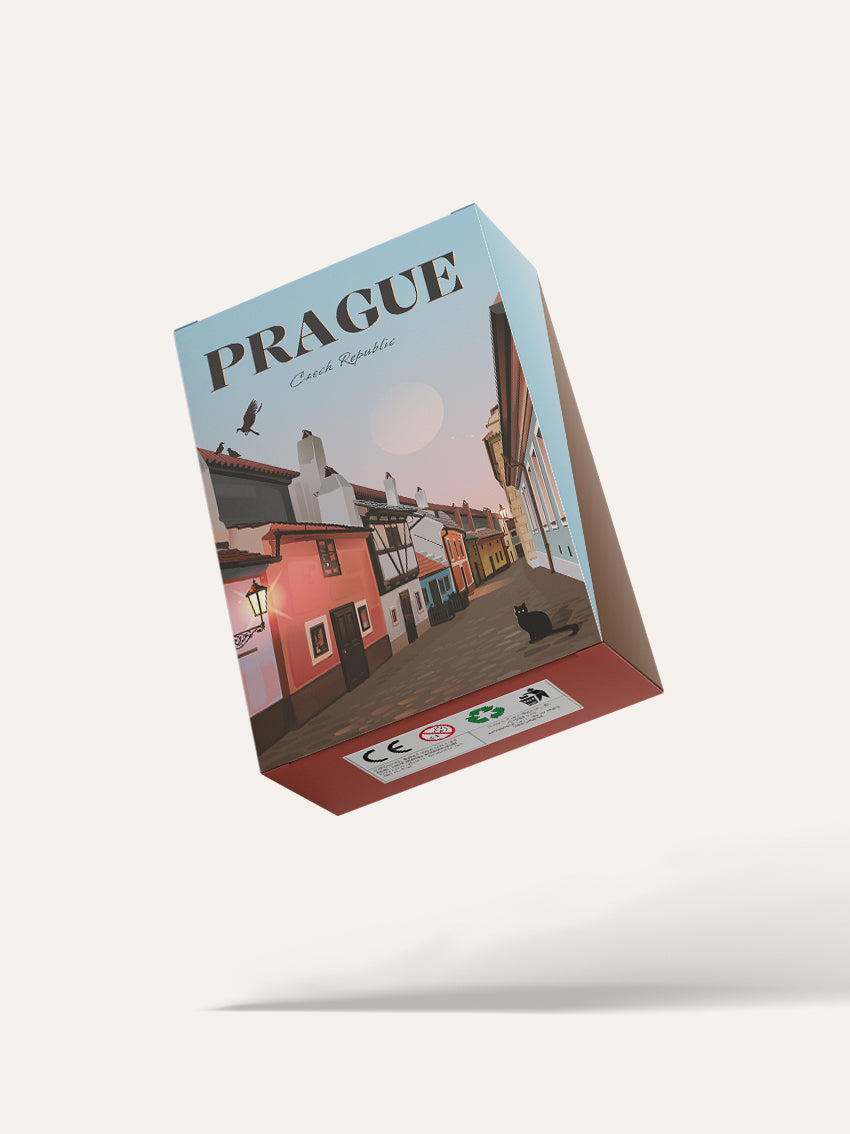 Puzzle - Zlatá ulička (54 dílků)